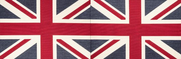 Runner gobelin misto cotone bandiera inglese