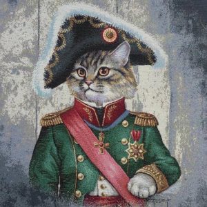 Dettaglio trittico con gatto Napoleone