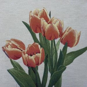 Dettaglio trittico con tulipani